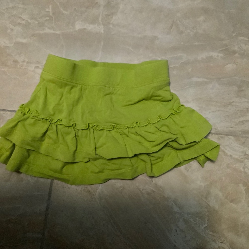 Lime green skirt 2 2t